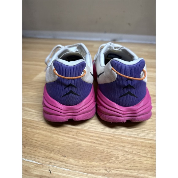 Hoka One One Rincon 3 Women's Size 8.5 B Running Sneakers White And Pink - Picture 4 of 6